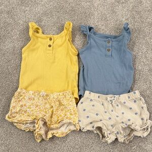 Carter's Yellow and Blue Baby Matching Sets